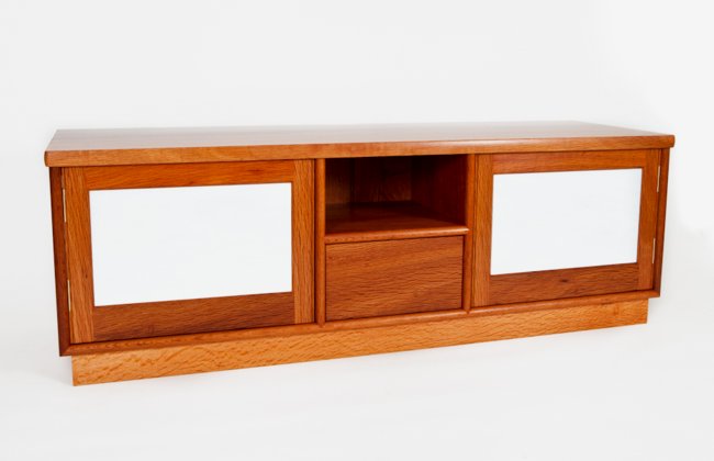 TV cabinet in Sheoak by Peter Walker Furniture, Perth